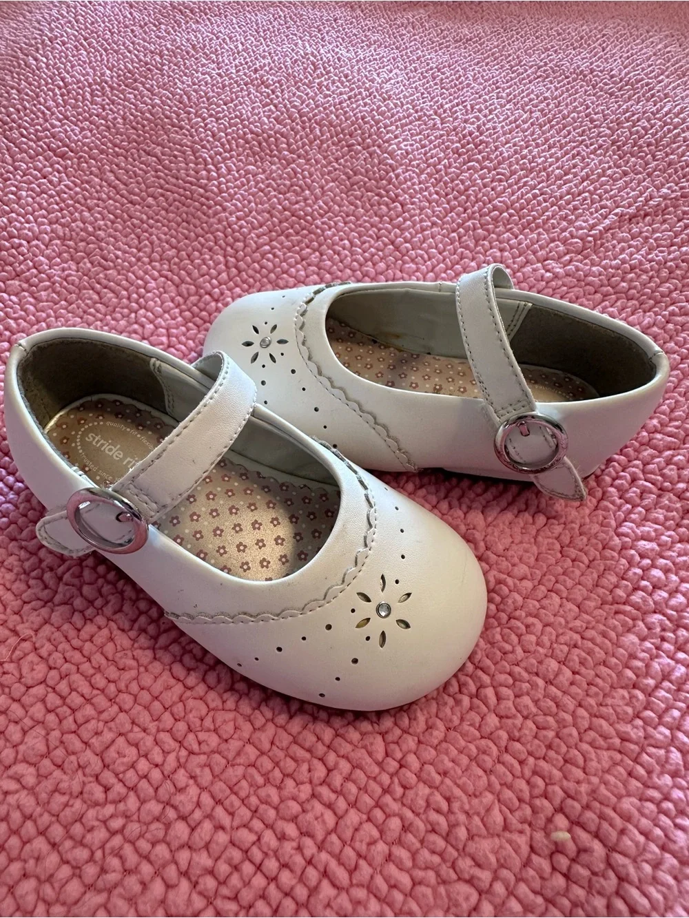 Stride Rite white mary
